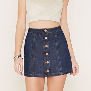 Forever 21 Jean Skirt